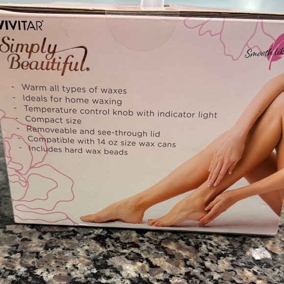 Wax Warmer with Pink Wax Beads vivitar NWT - Picture 6 of 9